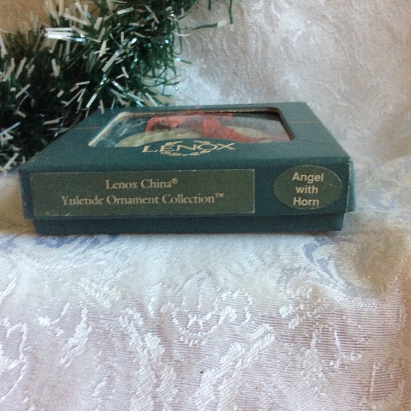 Lenox Christmas Ornament Angel with Horn Yuletide - Picture 15 of 15